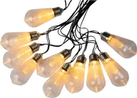 LED-Lichterkette - Schwarz - Kunststoff - L 5 m - 10 LED´s