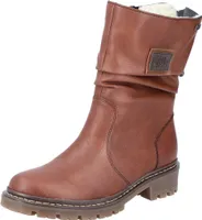 Rieker Damen Stiefel Warmfutter Kurzstiefel Y9260, Größe:38 EU, Farbe:Braun