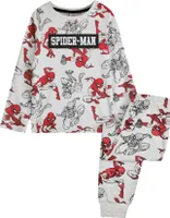 Spider-Man - Schlafanzug mit langer Hose für Jungen NS8205 (98) (Grau/Rot)