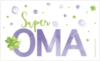 Frühstücksbrettchen Super Oma, Großmutter, Frühstücksbrett Schneidebrettchen