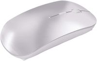 Maus Kabellos Wiederaufladbare USB Funkmaus Leise klick Kabellose Mouse für Laptop PC Computer, Silber