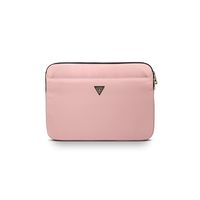 Guess Notebook Bag Sleeve Nylon Tasche Triangle 13 Zoll pink für Laptop Tablet