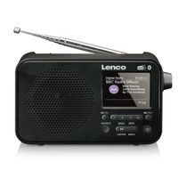 Lenco PDR-035BK - DAB+/FM-Radio mit Bluetooth - Schwarz