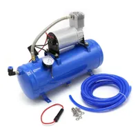 WindGallop 12v Kompressor Auto Luftpumpe Autoreifen Pumpe Reifen Pumpe für  Auto Luftkompressor Elektrische Luftpumpe Fahrrad mit Ventiladaptern  Manometer und LED-Licht (Rot) : : Auto & Motorrad
