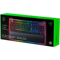 Razer Huntsman V2, Optische Gaming-Tastatur, RGB-LED-Licht, US, Schwarz, Kabelgebunden