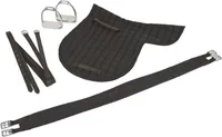 Kerbl Ponysattel Leder Schwarz 32196