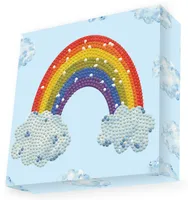DOTZ® BOX Original Diamond Painting Rainbow Smile 15 x 15 cm ab 8 Jahr