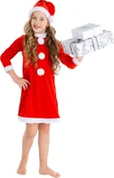 Mädchenkostüm Weihnachtswichtel - 128 (8-10 Jahre)