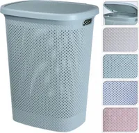Plastikowy kosz na pranie 60 litrów szary KO-027100010