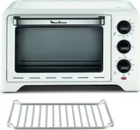 MOULINEX OX441110 - Mini piekarnik z grillem - 19 L - 1380 W - Grill 740 W - Ogrzewanie konwencjonalne - Biały