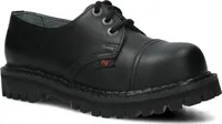 nagaba Stahlkappenschuhe, aus Leder, Leder-Einlegesohle, Schwarz, 40