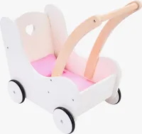 Angeltoys Chodítko pre bábiky ružové/biele