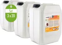 3x 20 L FLAMBIOL® Bioethanol 96,6% Premium für Ethanolkamin in Kanistern