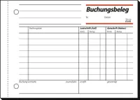 SIGEL BU615 Buchungsbelege, A6 q, 50 Blatt