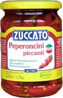 Peperoncini Peperoni für Pizza 320g - Zuccato