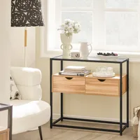 SoBuy FSB54-N Konsolentisch Flurtisch Sideboard Beistelltisch Sofatisch Dekotisch
