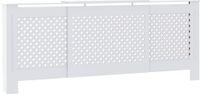 vidaXL MDF Heizkörperverkleidung Weiß 205 cm