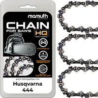 3x Sägekette Kettensäge 45cm 1,5mm 0,325" 72TG für Husqvarna 444