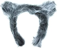 Oblique Unique Haarreifen Wolf Ohren Wolfsohren Haarreif für Fasching Karneval Motto Party Halloween Werwolf Kostüm