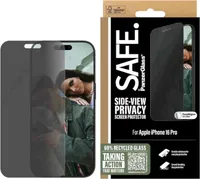 Panzer Glass, Displayschutzglas für iPhone 16 Pro mit Datenschutzfilter, Schwarz