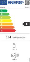 Gorenje - R4142PW - Kühlschrank - LED-Light - Gesamtvolumen: 242 Liter - Türanschlag wechselbar