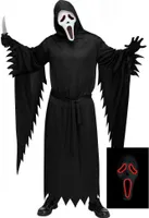 Scream Ghostface Kostüm mit Leuchtmaske Größe M-L Größe: M-L