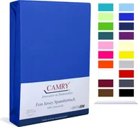 Carmy Spannbettlaken Jersey 140x200 - 160x200 cm Royal 100% Baumwolle