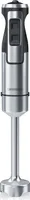 Arendo Stabmixer 1000 W Edelstahl Set, vierflügeliges Messer, Pürierstab, stufenlose Geschwindigkeitsregelung, Turbotaste, Abnehmbarer Mixfuß, GS-