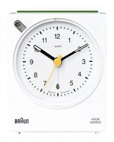 Braun BNC 004 - Stolové hodiny (6,3 cm, 3,4 cm, 7,6 cm, analógové) Farba biela