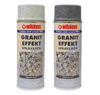 Wilckens Granit Effekt Spray Spraylack Granit-Look Sprühlack 400ml Spraydose, Farbe:Grau, Mengen:1