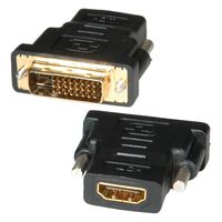 ROLINE HDMI-DVI Adapter, HDMI BU / DVI-D ST