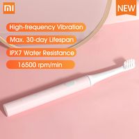 Xiaomi Mijia T100 Sonic Elektrische Zahnbuerste Erwachsene Automatische Ultraschall-Zahnbuerste USB Wiederaufladbare Wasserdichte Zahnbuerste mit Zahnbuerstenkopf