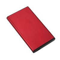 Tragbarer USB 3.0 5gbit / s 2,5 Zoll SATA HDD Mobile Festplatten -Fahrkasten für PC-Rot