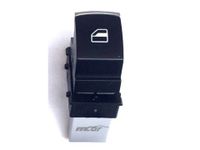Passat 3C B6 R36 Passat CC Fensterheberschalter 1- fach Chrom Matt Schalter