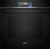 Siemens iQ700 HB778G3B1 Backofen 71 l A+ Schwarz, Edelstahl