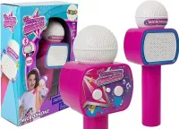 Kinder Wireless Karaoke Mikrofon Bluetooth Lautsprecher Rosa