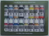 Vallejo Acrylic Model Color Set U.S.A Basic (16)