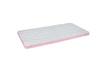 Matratze Relaxsan für Baby & Kinder 60 x 120cm, Höhe 8cm, Anpassung durch atmungsaktivem Komfortschaum, Allergiker geeignet, Pink