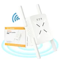 CMYbabee WLAN Repeater 1200Mbit/s 2,4/5,8 GHz, Verstärker bis zu 400 m², WPS WiFi Extender Booster mit Repeater/AP/Router Modus, Ethernet Anschluss, WiFi Amplifier zu allen WLAN Geräten, Weiß