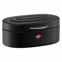 Pojemnik na chleb Wesco Mini Elly, pojemnik na chleb, przechowywanie, blacha stalowa, metal, czarny mat, 236001-73