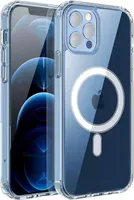 MagSafe Hülle für Apple iPhone 13 Pro Max Transparent Magnetisch kompatibel mit MagSafe Charger