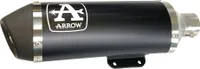 ARROW urban ciemny aluminiowy tłumik wsuwany i zaślepka do Piaggio Vespa sprint 125 3v