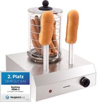 Syntrox Chef Maker HDM-2 Hot Dog Maker mit 2 Spießen Würstchenwärmer Bockwurstwärmer