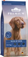 Dehner Premium Hundefutter Maxi Junior, Trockenfutter getreidefrei, für Welpen und junge Hunde großer Rassen, Ente / Lamm / Kartoffel, 12.5 kg