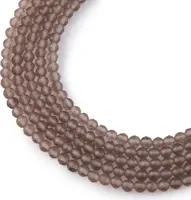 Korálky z minerálu Záhněda 4mm broušené - 18 cm