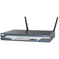 Cisco 1800 1803 ISDN/DSL Router - 11 Anschlüsse - 8 RJ-45 Port(s) - Management-Port - 1 - 128 MB - Fast Ethernet - 1U - Desktop, Rackmontage, Wandmontierbar - 1 Jahr(e)