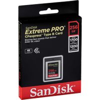 SanDisk SDCFE-256G-GN4NN - 256 GB - CFexpress - 1700 MB/s - 1200 MB/s - Czarny