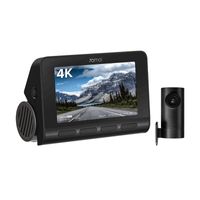 70mai Dash cam 4K A810 a zadní kamera RC12, kamera do auta černá, HDR, 150° zorné pole, integrovaná GPS, ovládání aplikací