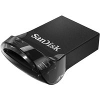 SanDisk Ultra Fit 64 GB USB 3.1 Typ A Flash-Laufwerk - Schwarz
