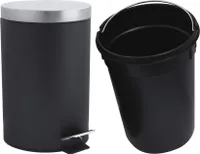 Mülleimer Tretmülleimer 12 Liter DAY schwarz Abfalleimer